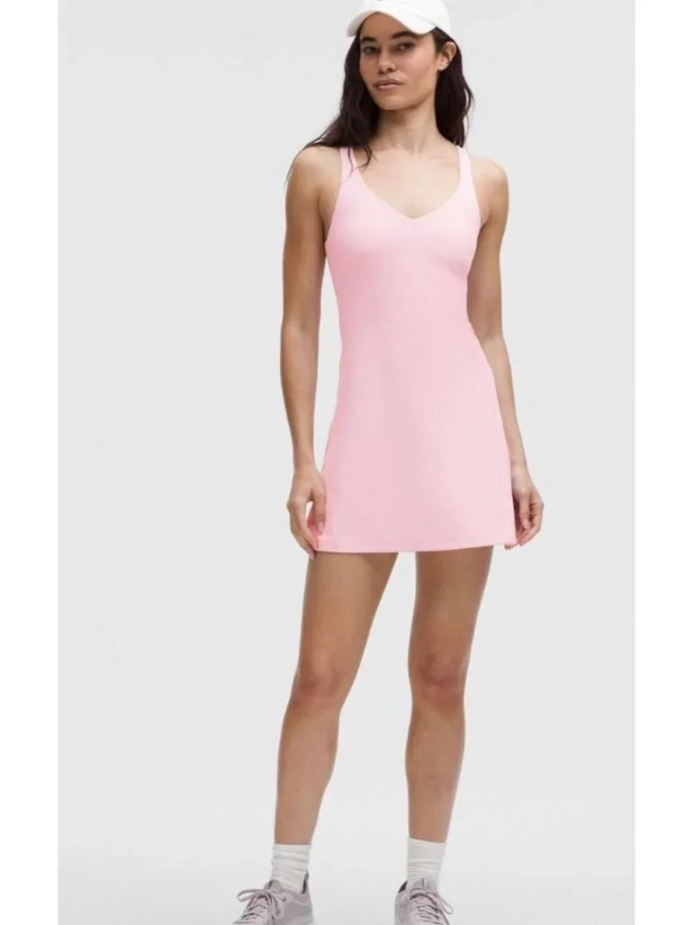 LULULEMON Align Dress in Pink Organza size 14